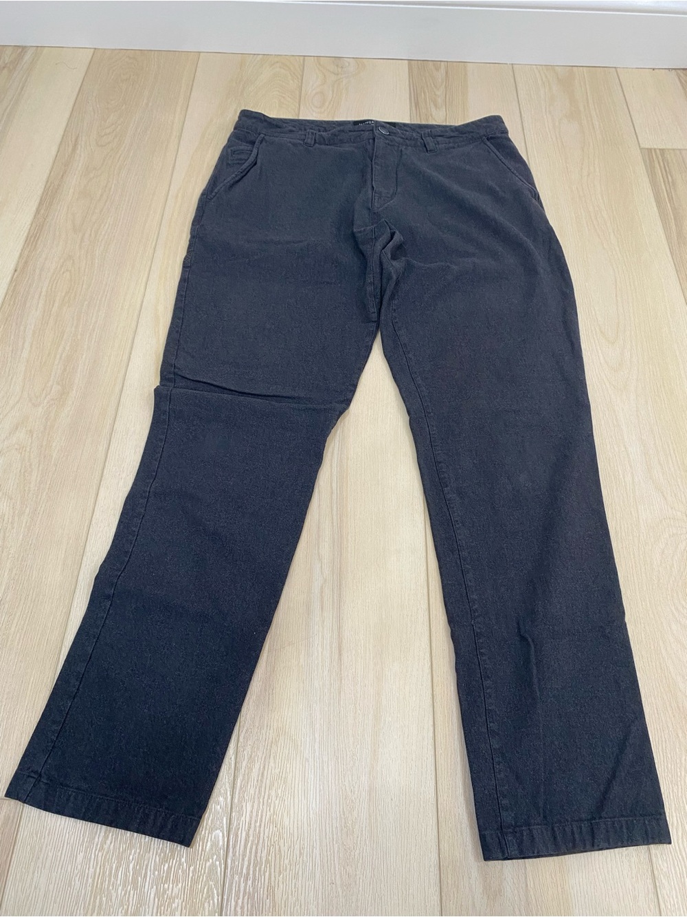 Rhone Pants Mens 33x33 Gray Nano Projects Travel Chino Stretch Comfort